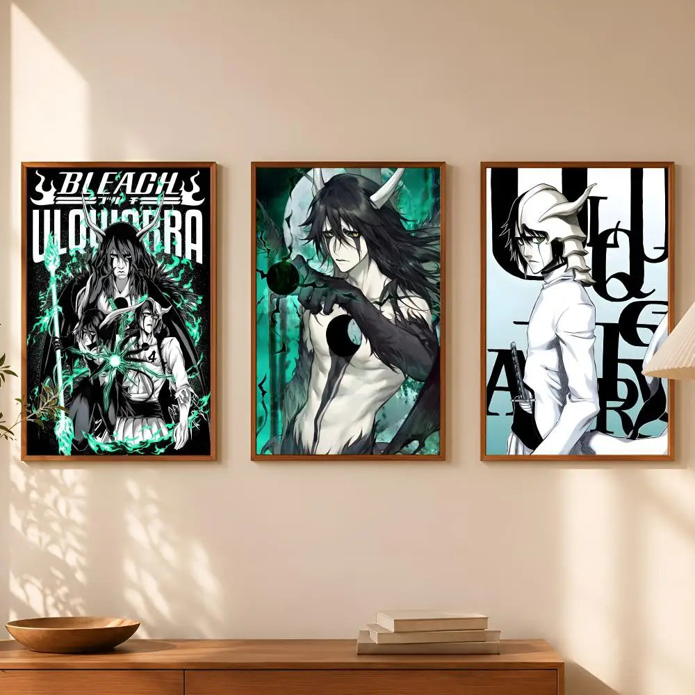 Ulquiorra Cifer Anime Poster – Self-Stick HD Waterproof Wall Art Anime Wall Poster Axl