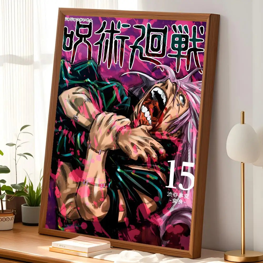 Anime Wall Art Poster – Self-Stick HD PVC Waterproof Decor Wall Art Poster Axl