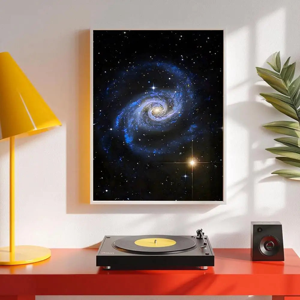 Galaxy Starry Sky Wall Art Poster Sticker | Modern Home Decor Wall Art Sticker Axl