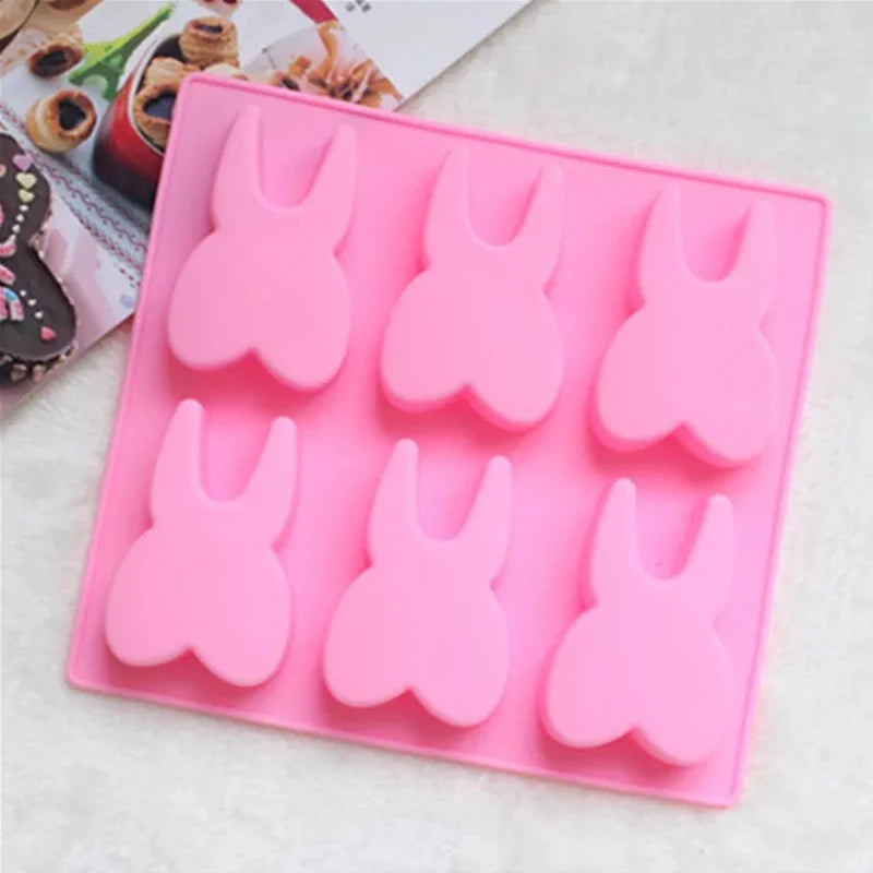 6-Hole 3D Tooth Silicone Mold – Chocolate, Candy & Soap DIY Silicone Baking Mold Axl