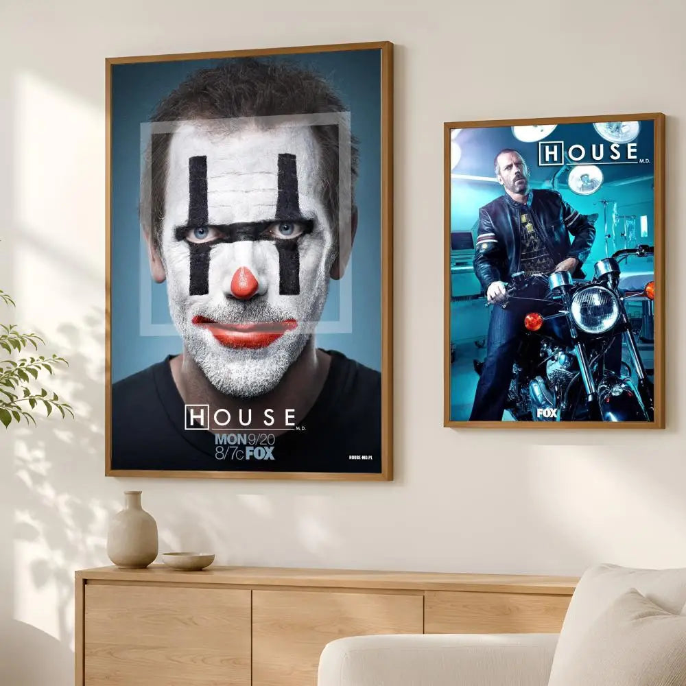 House TV Series Self-Stick HD Wall Poster – Waterproof Decor Wall Art Poster Axl