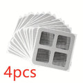 Disposable Shower Drain Overflow Cover – Leak-Proof Filter Cap Drain Overflow Cover Axl 4pcs white