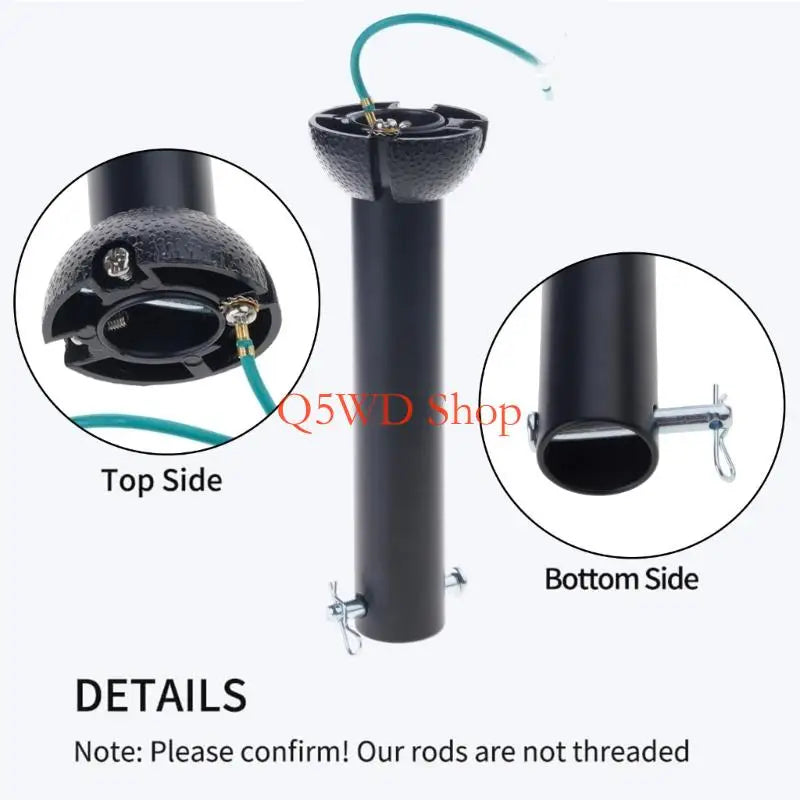 Ceiling Fan Downrod Extension – 4 Inch Heavy Duty Metal Rod Ceiling Fan Downrod Axl