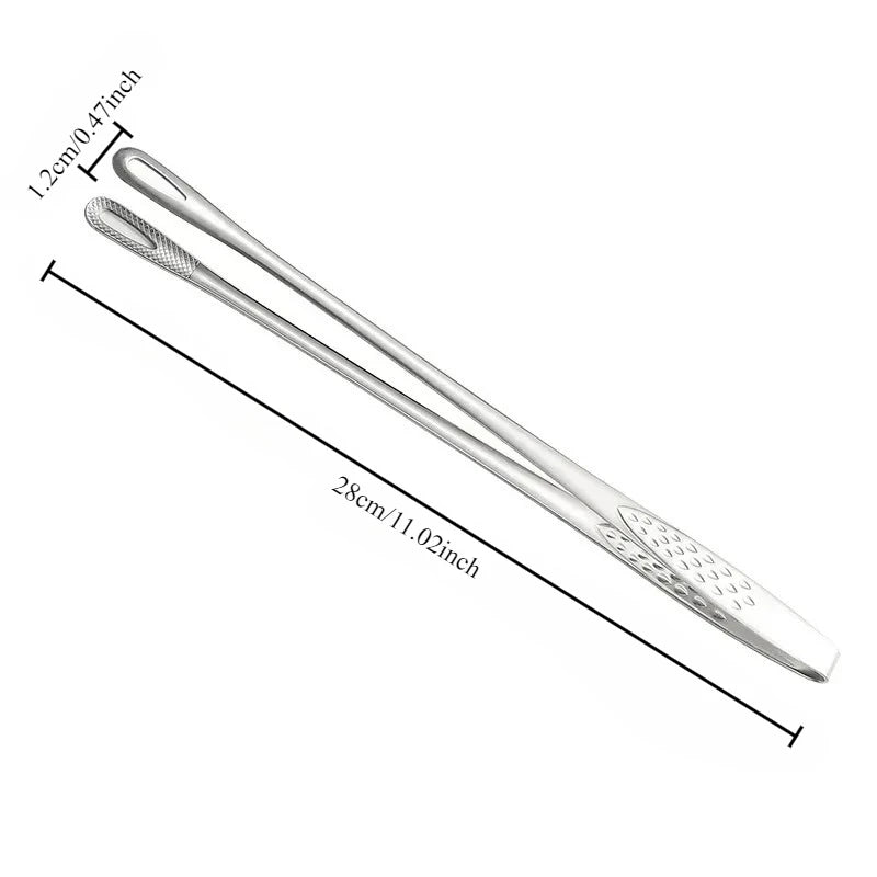 Stainless Steel Kitchen Tongs | BBQ Grill & Cooking Tweezers Kitchen Tongs Axl 28cm 1pc