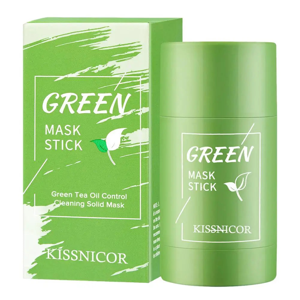 Green Tea Solid Face Mask Stick – 40g Pore Cleansing & Glow Facial Mask Stick Axl 40g A