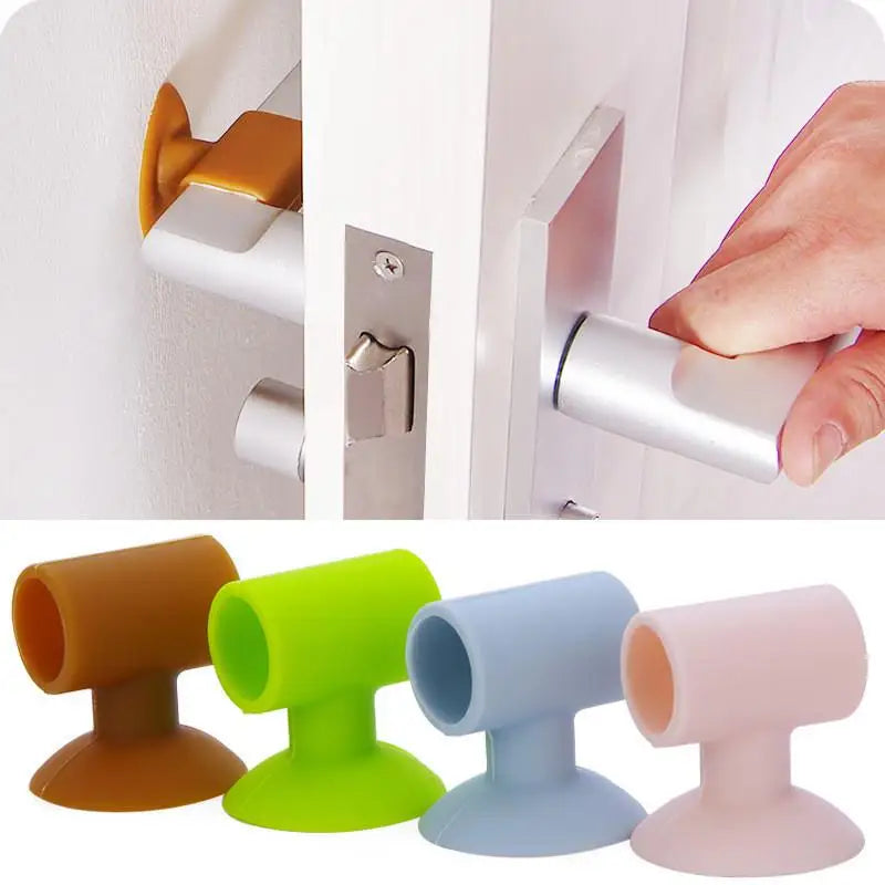 Silicone Door Handle Wall Protector – Suction Cup Anti-Collision Pad Door Wall Protector Axl