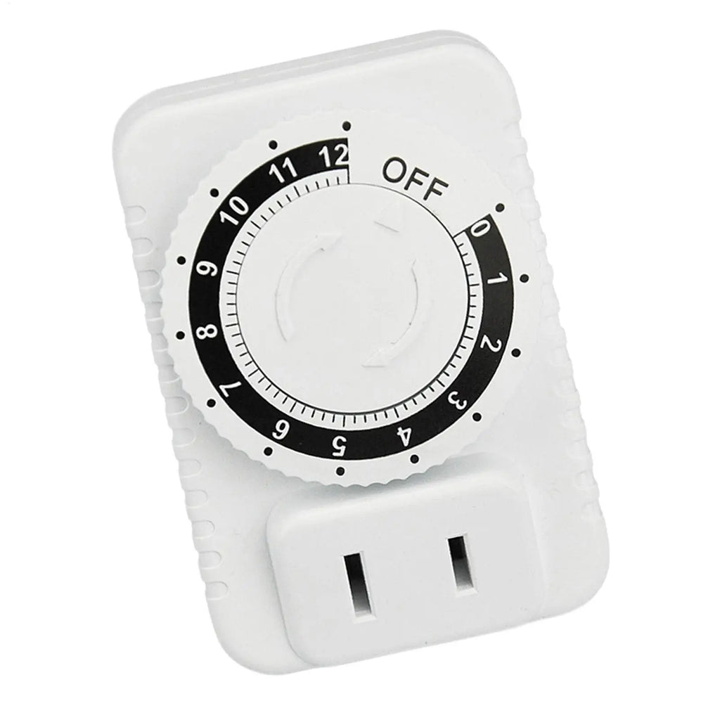 Plug-In Mechanical Timer Outlet – Auto Shut-Off Indoor Socket Mechanical Timer Outlet Axl
