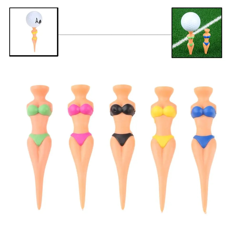 Bikini Lady Golf Tees – 5 Pack Colorful Novelty Golf Tees Golf Tees Axl
