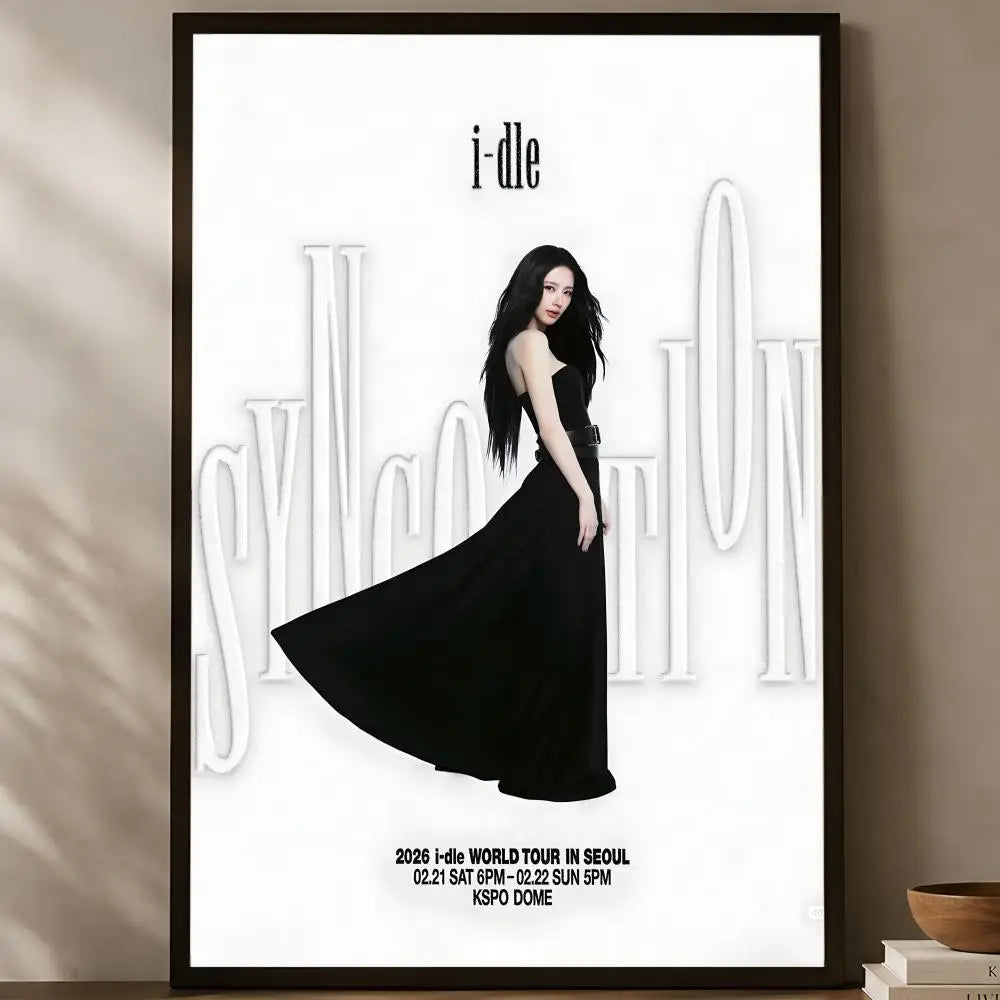 (G)I-DLE Self-Stick HD Wall Art Poster – Waterproof K-Pop Decor Wall Art Poster Axl