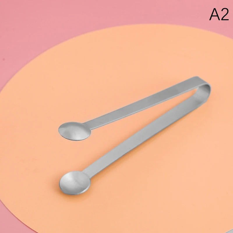 Stainless Steel Mini Food Clips – Sugar Cube & Dessert Tongs Kitchen Food Tongs Axl A2