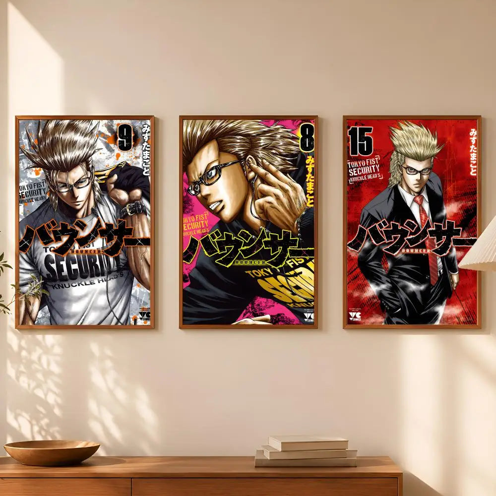 Game B-BOUNCER Self-Stick HD Wall Art Poster – Waterproof Decor Wall Art Poster Axl