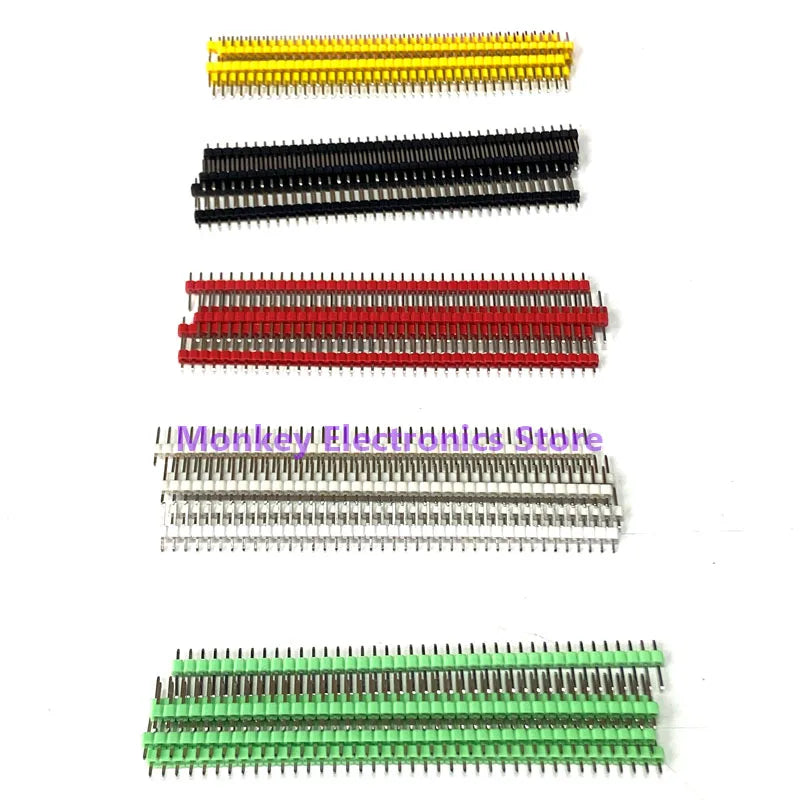 10pcs 40-Pin 2.54mm Breakable Pin Header PCB Connector Arduino PCB Pin Header Axl