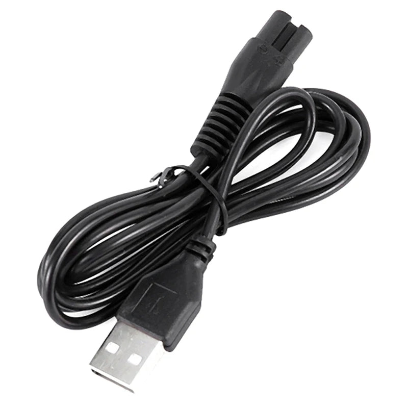2-Pin Electric Shaver Charger Cable – 80cm Replacement Power Cord Shaver Charger Cable Axl