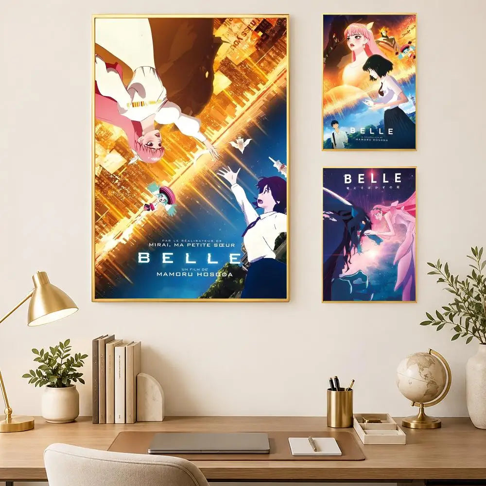 Movie B-Belle Self-Stick HD PVC Wall Art Poster | Waterproof Decor Wall Art Poster Axl