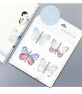 4-Pack Butterfly Magnetic Bookmarks – Cute Animal Stationery Magnetic Bookmarks Axl A-4 pcs