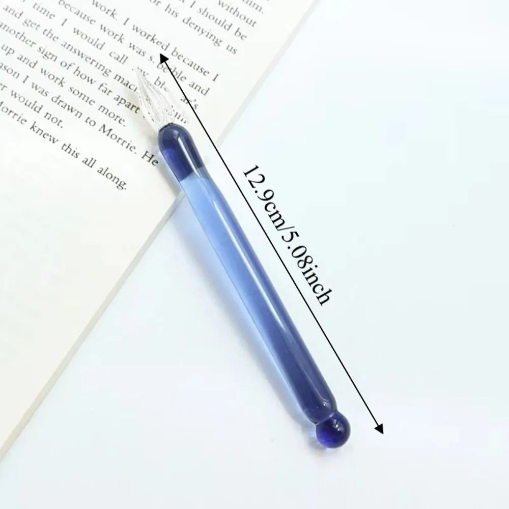 Transparent Glass Dip Pen – Calligraphy & Art Writing Pen Glass Dip Pen Axl