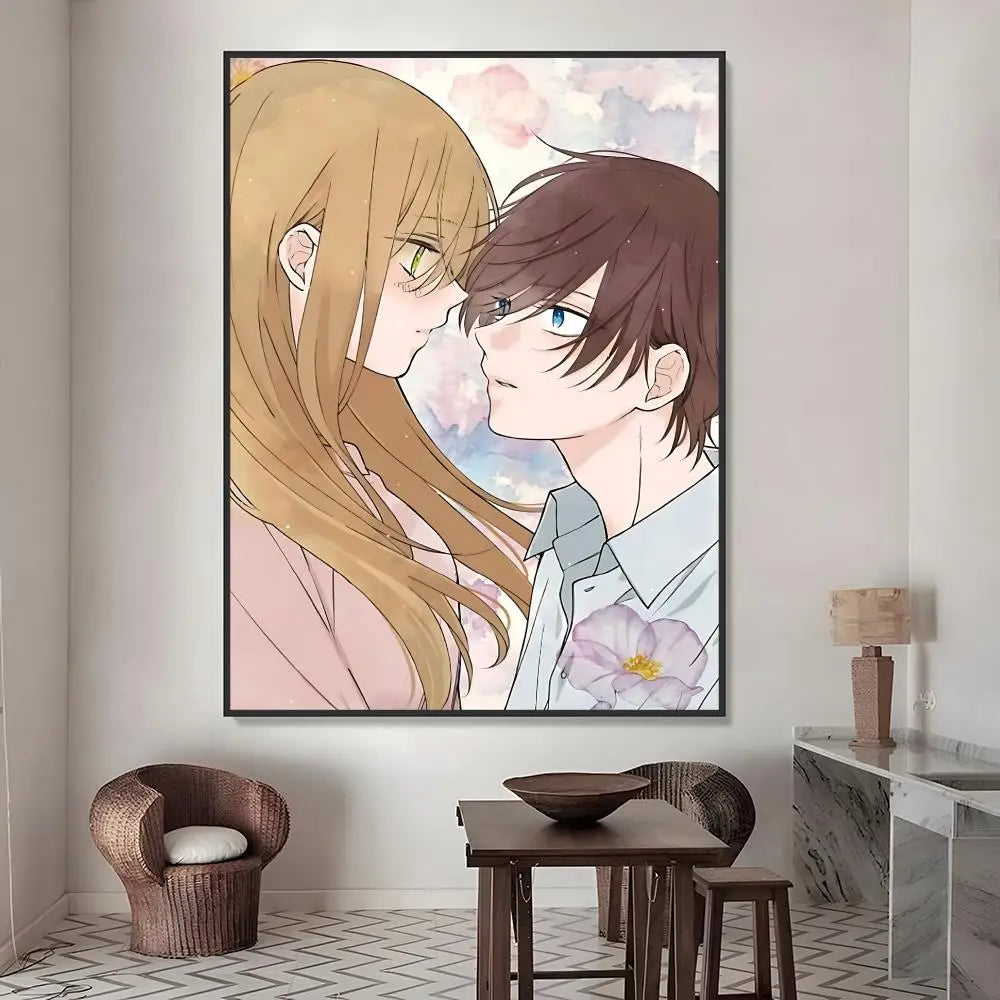 Yamada-kun at Lv999 Anime Poster HD Waterproof PVC Wall Sticker Anime Wall Sticker Axl White10 15X20cmNoframe