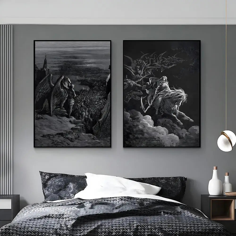 Lost Satan HD Art Poster – Waterproof Sticky Wall Decor Wall Art Poster Axl