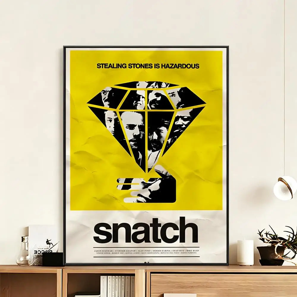 Snatch Movie Poster – HD Waterproof Wall Art Print Movie Art Poster Axl
