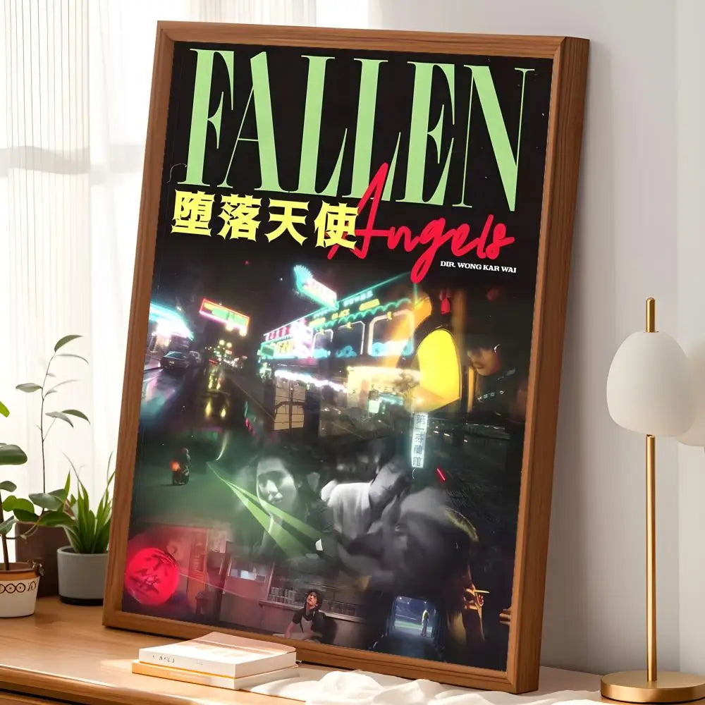 Fallen Angels Movie Poster – Self-Stick HD Waterproof Wall Art Movie Wall Poster Axl