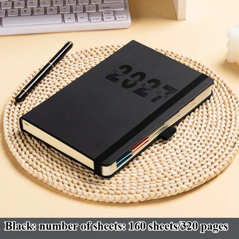 2027 Productivity Planner & Habit Tracker – 320-Page Journal Productivity Planner Journal Axl Black-320 Pages A5