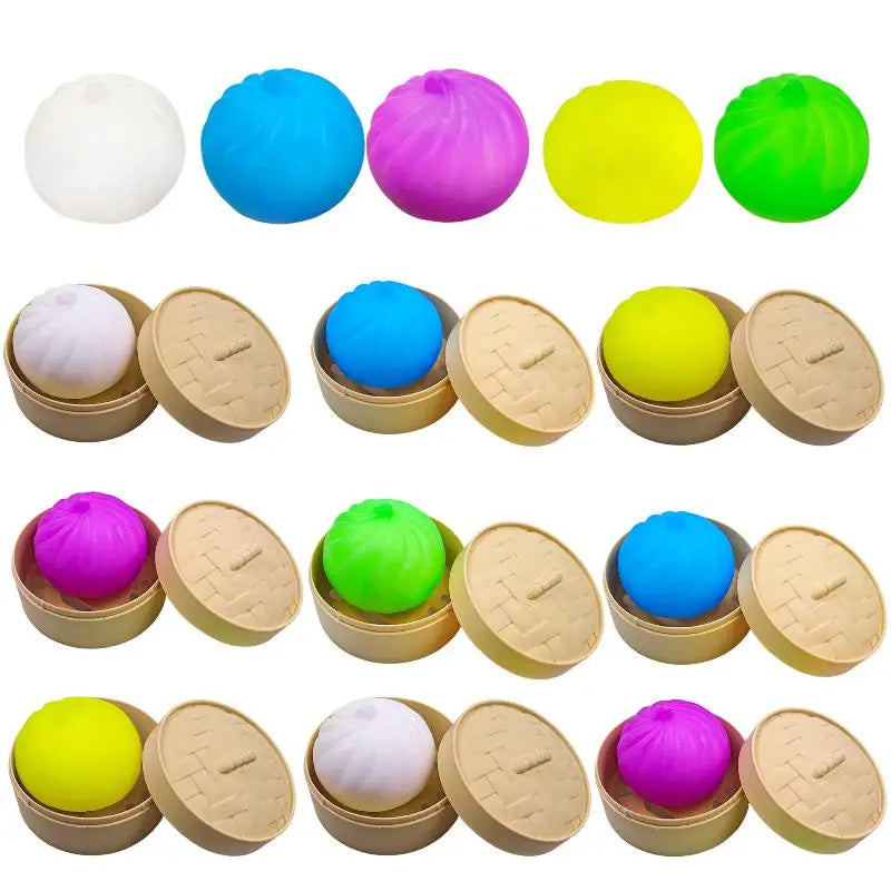 Steamed Bun Squeeze Toy – Slow Rise Sensory Fidget Toy Squeeze Fidget Toy Axl