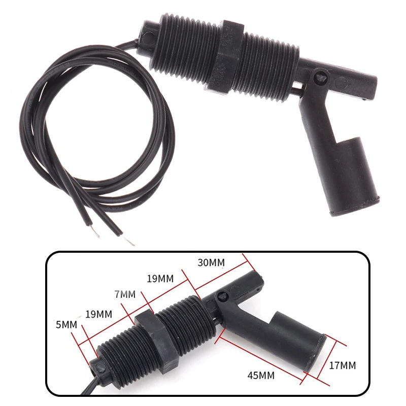 PP Plastic Ball Float Switch – 12V–110V Water Level Sensor Water Level Sensor Axl A1