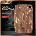 XINZUO Acacia End Grain Cutting Board | Seamless & Eco-Safe Wooden Cutting Board Axl Default Title
