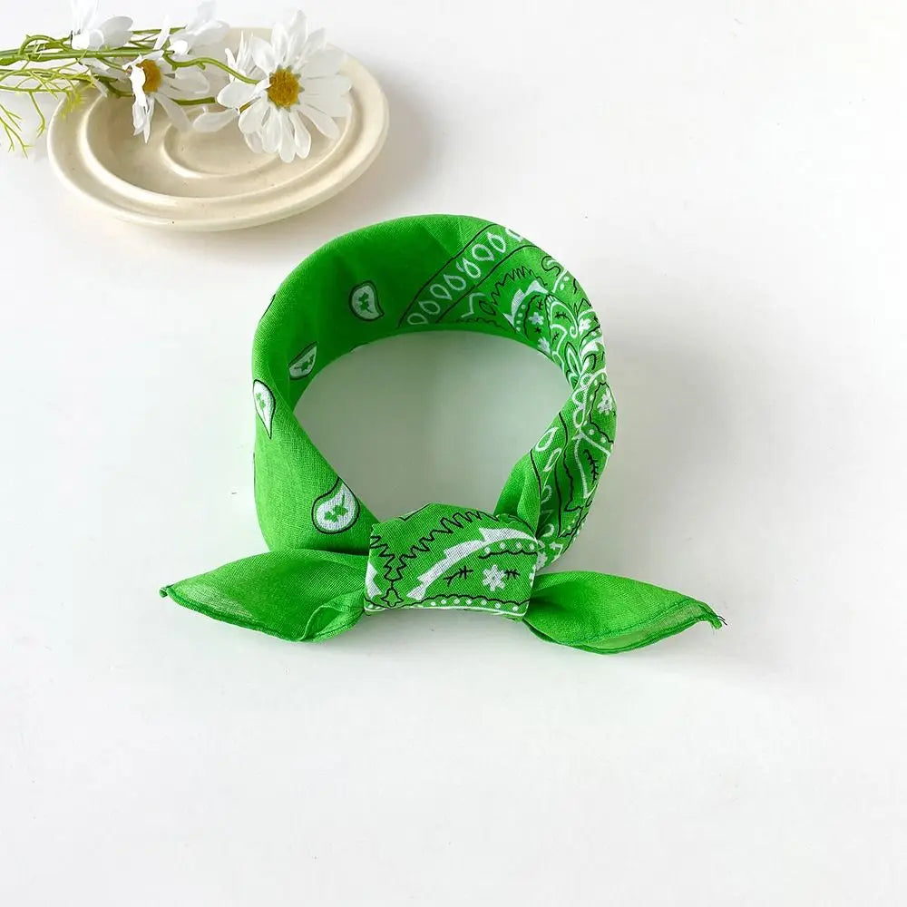 Women's Cashew Print Square Scarf – Hair Band & Headband Printed Square Scarf Axl style 14