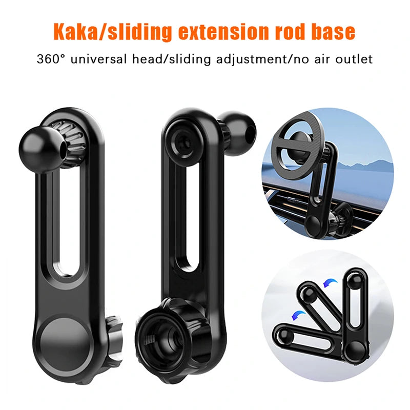 360° Rotating Car Phone Mount – 17mm Ball Head Pole Adapter Car Phone Mount Axl Default Title