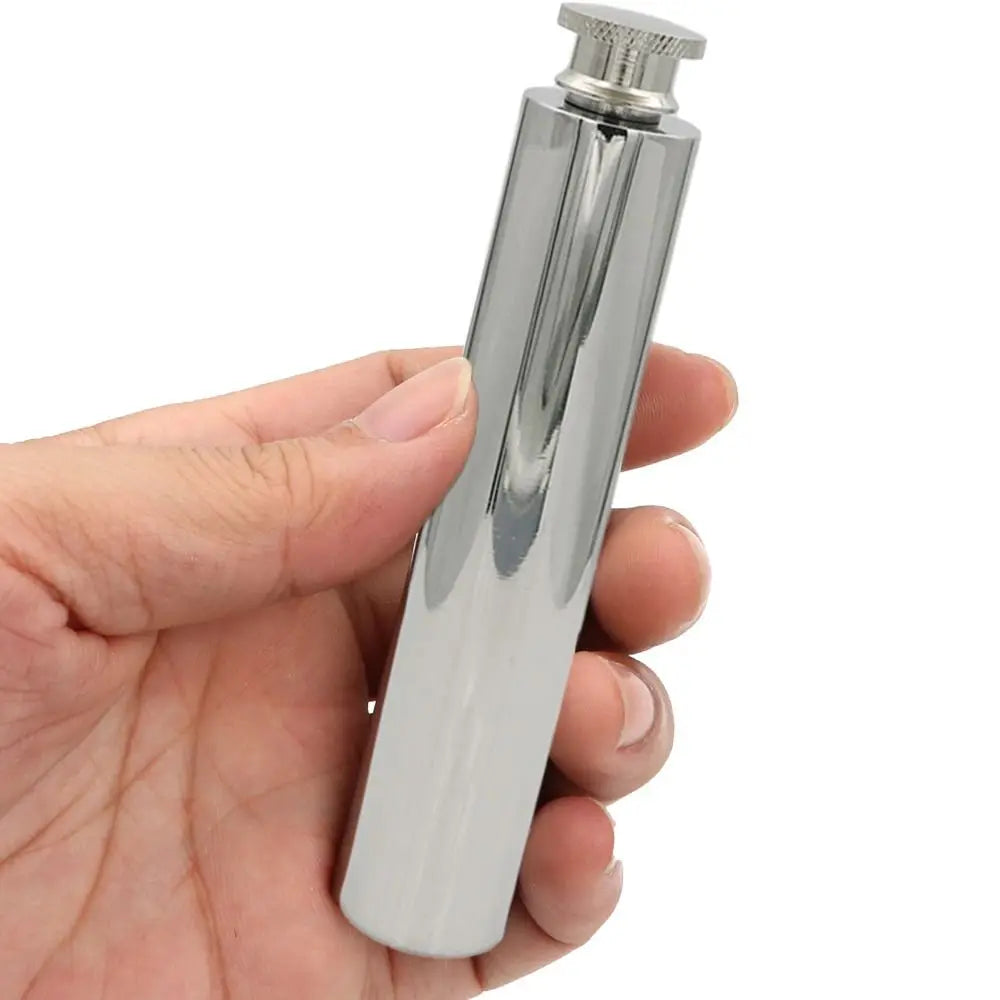 Stainless Steel Tubular Hip Flask 55ml 60ml – Mini Wine Pot Hip Flask Axl