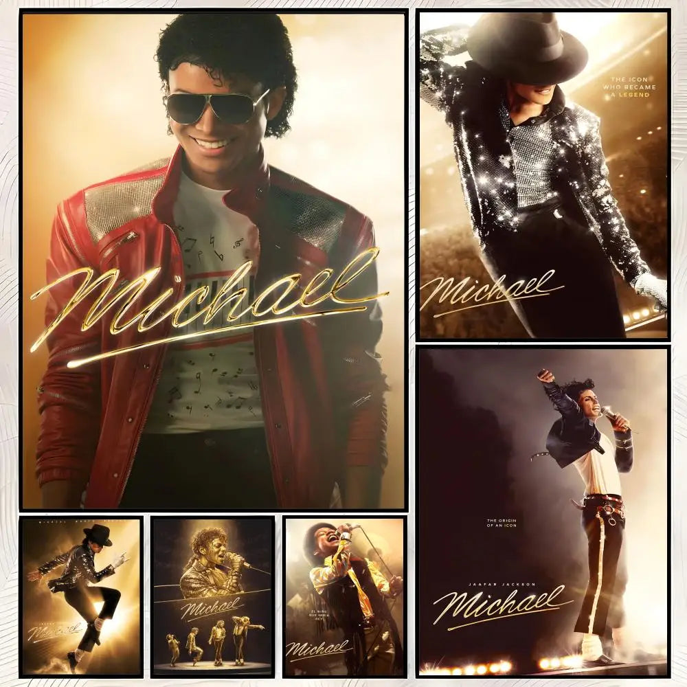 Michael Jackson HD PVC Wall Poster – Self-Stick & Waterproof Wall Art Poster Axl