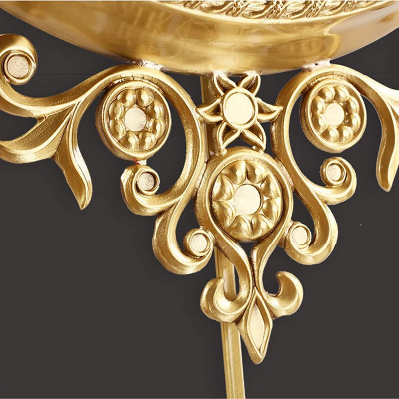 Large Brass Pendulum Wall Clock – Luxury Silent Gold Decor Wall Clock Axl