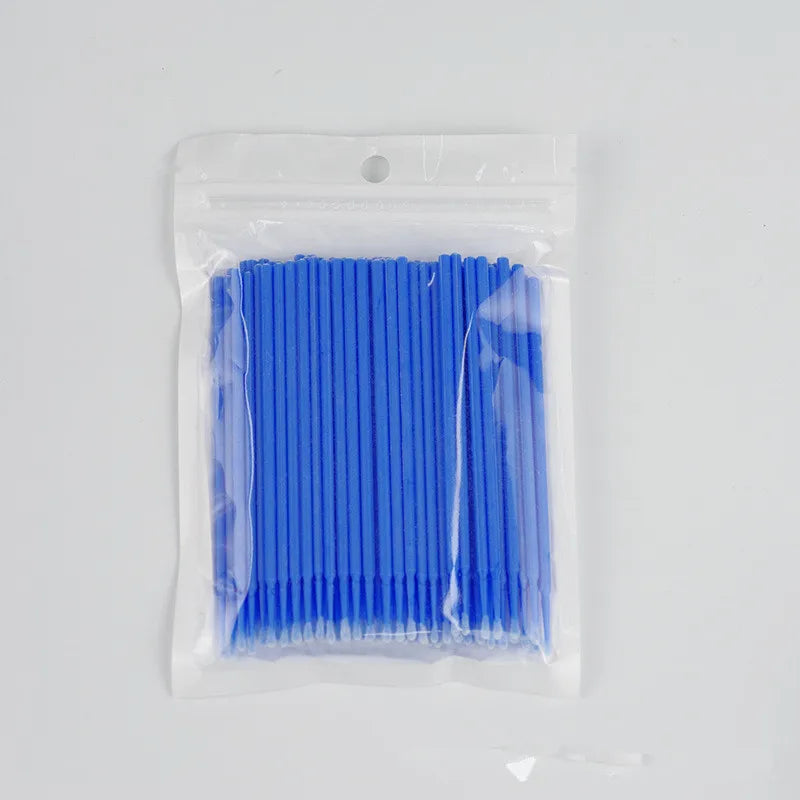 100 Pcs Micro Applicator Brushes – Car Touch Up Paint Sticks Micro Applicator Brushes Axl Blue