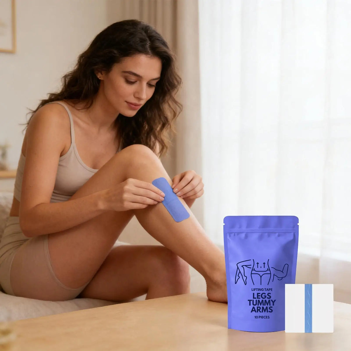 10-Pc Invisible Body Lift Tape – Sweatproof Slimming Pads Body Contouring Tape Axl