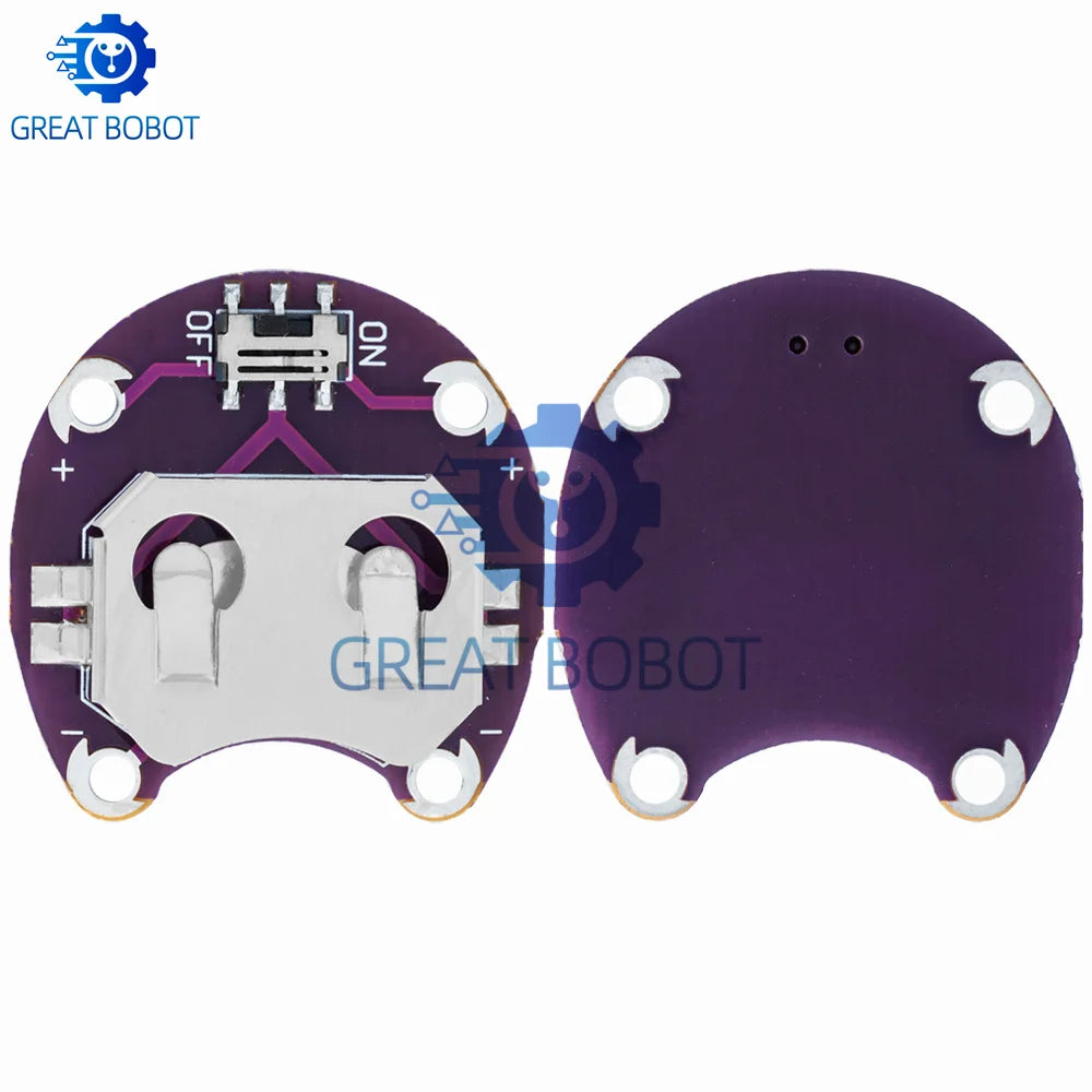 LilyPad CR2032 Coin Cell Battery Holder Module for Arduino DIY Battery Holder Module Axl