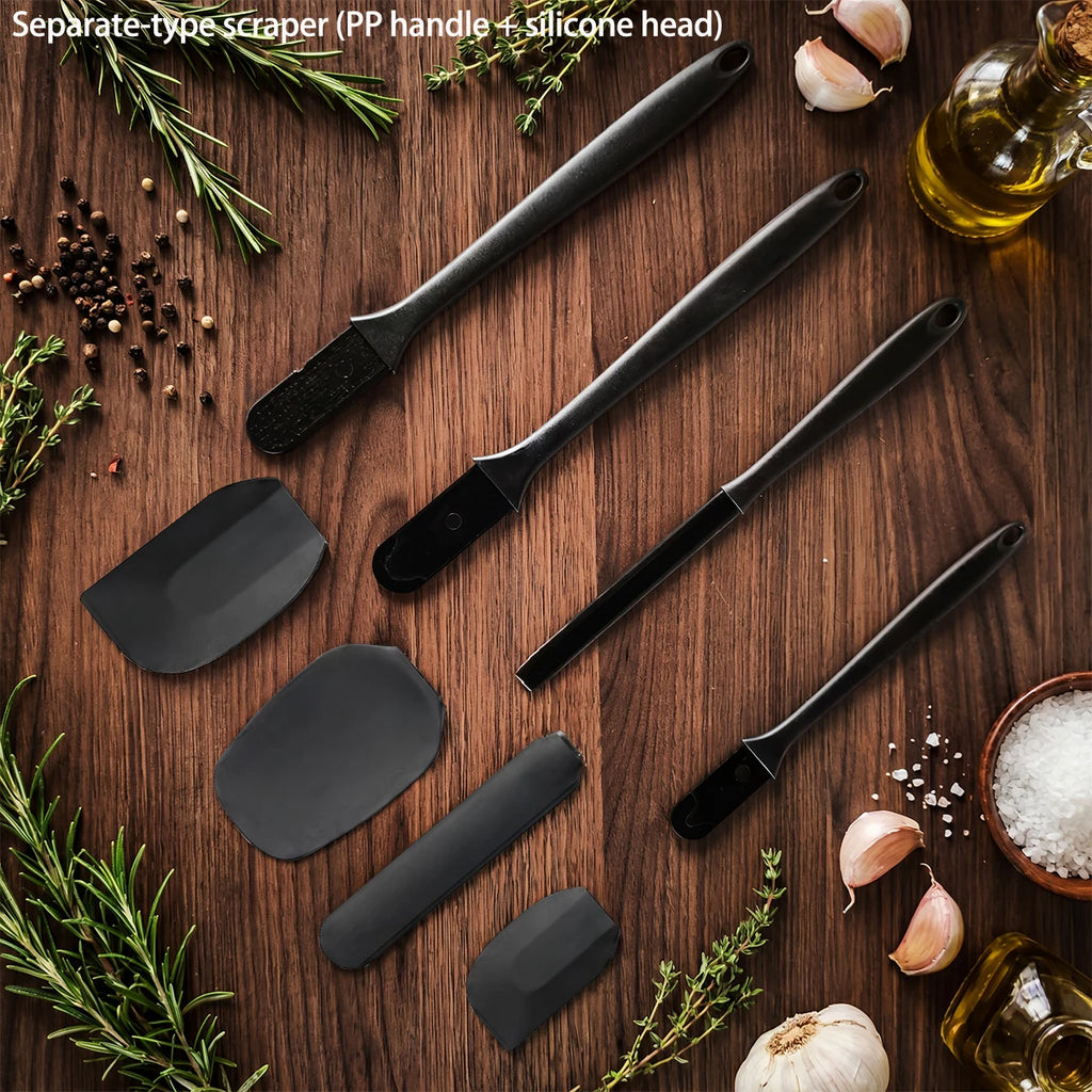 6-Piece Silicone Spatula Set – Heat Resistant Baking Tools Silicone Spatula Set Axl
