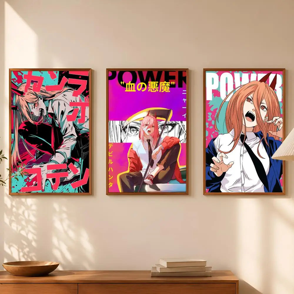 Self-Stick HD Cartoon Wall Art Poster – Waterproof Home Decor Wall Art Poster Axl