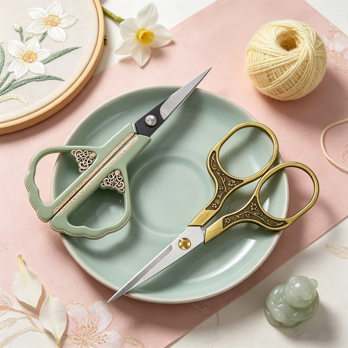 Embroidery Scissors Precision Sharp Stainless Steel – 1 or 2 PCS Embroidery Scissors Axl Scissors-2PCS