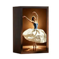 Ballerina Wooden Tissue Box Cover | Ballet Dancer Napkin Holder Decorative Tissue Box Cover Axl B