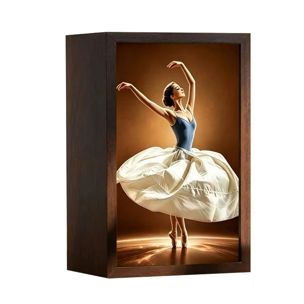 Ballerina Wooden Tissue Box Cover | Ballet Dancer Napkin Holder Decorative Tissue Box Cover Axl B