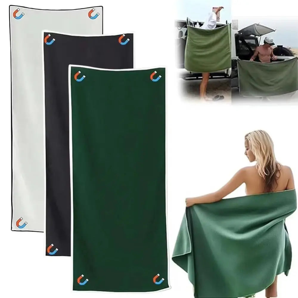Oversized Magnetic Microfiber Beach Towel – Quick-Dry, Sand-Free Magnetic Beach Towel Axl