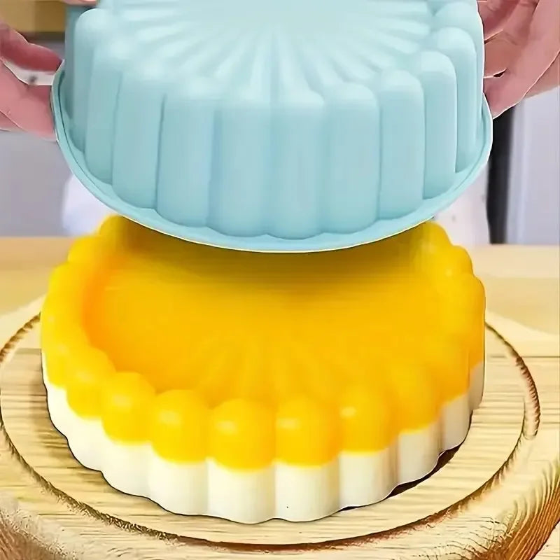 Silicone Round Cake Pan – Non-Stick DIY Baking Mold Silicone Cake Mold Axl