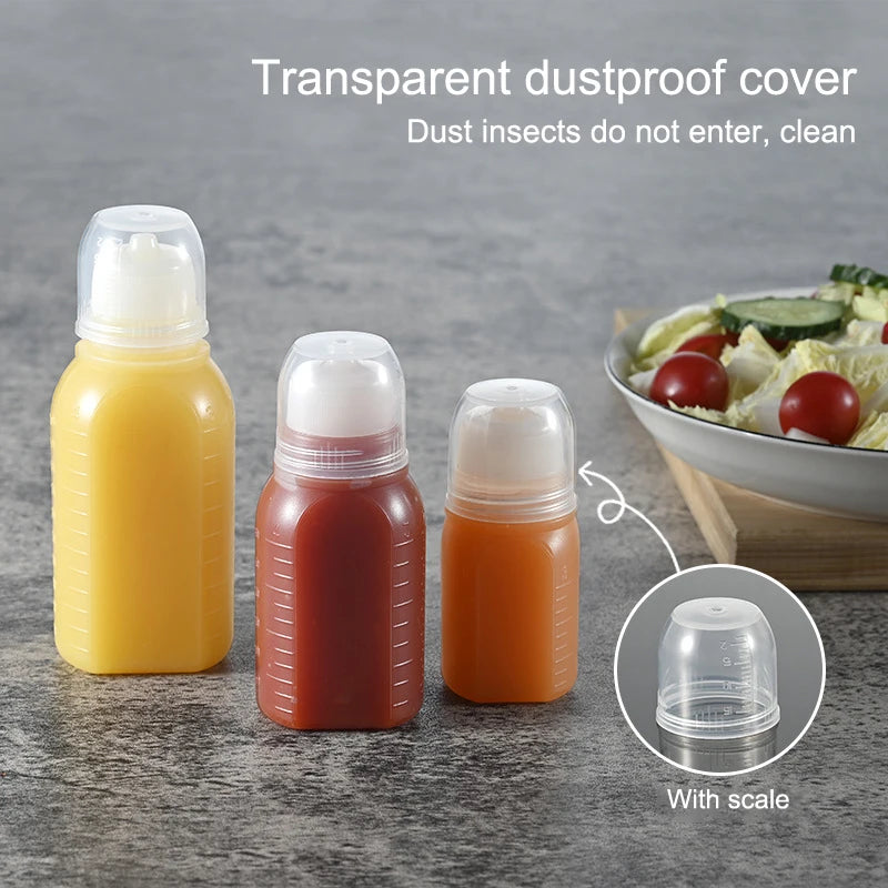 Mini Squeeze Bottles 30/60/100ml – Sauce & Condiment Container Condiment Squeeze Bottle Axl