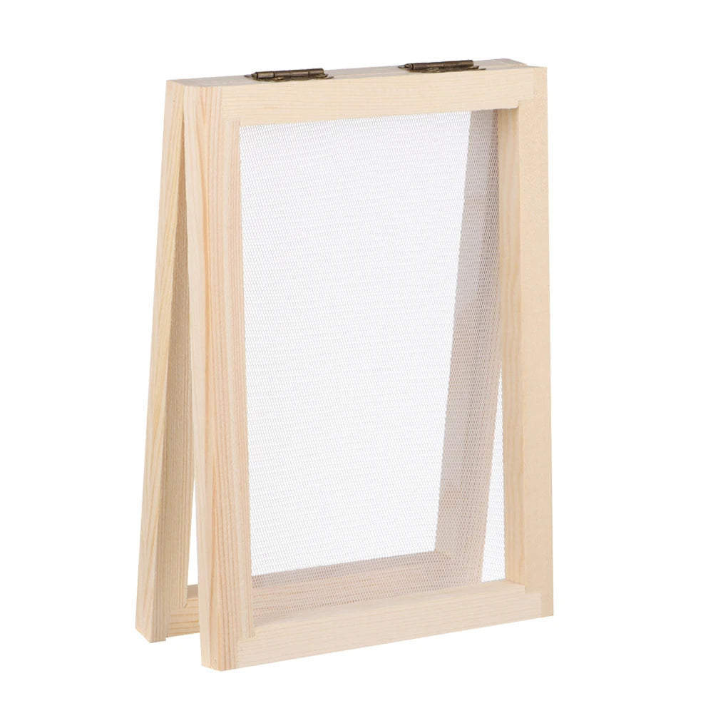 DIY Wood Paper Making Mould Frame – Multi-Size Mesh Screen Papermaking Mould Frame Axl