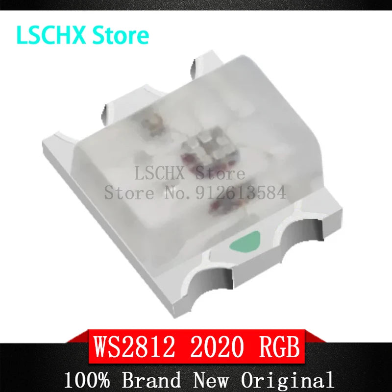 WS2812B 2020 Mini SMD Addressable RGB LED Chip – 5V Digital Pixel Addressable LED Chip Axl 2020 WS2812 1000Pcs