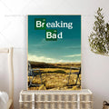Breaking Bad Wall Poster – Self-Adhesive Waterproof Sticker Wall Art Poster Axl z6 40x60cm No Frame