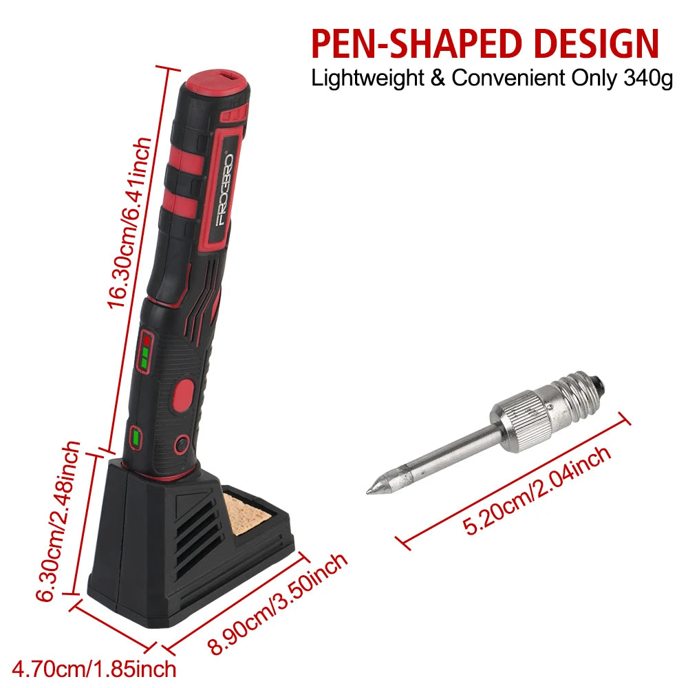 NICEYARD Cordless Soldering Iron Kit 1800mAh – Portable Welder Cordless Soldering Iron Axl