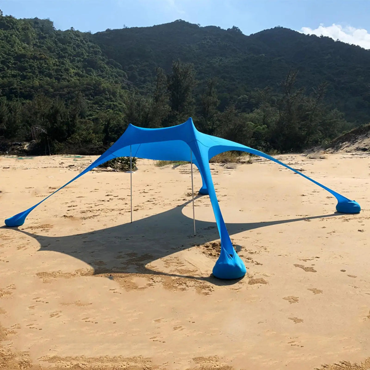 Beach Sunshade Canopy – UV Blocking Portable Sun Shelter Tent Beach Sun Shelter Axl