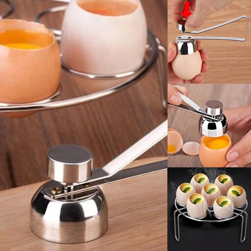 Stainless Steel Egg Shell Cutter & Opener | Kitchen Tool Egg Shell Opener Axl